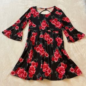 Rose Pattern Dress from Justice